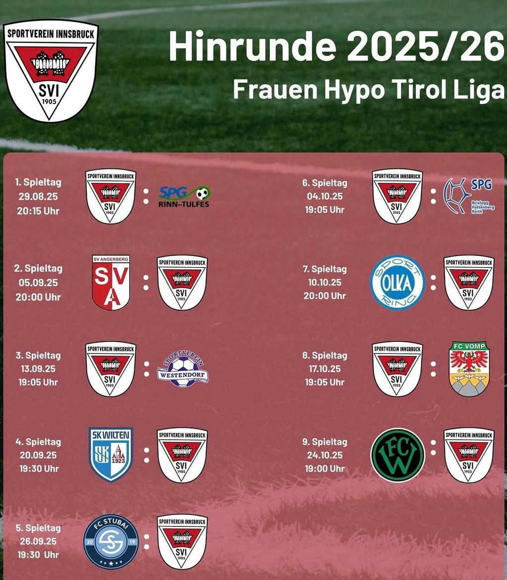 Start der Meisterschaft in der Frauen Hypo Tirol Liga für unser Damenteam🏆!